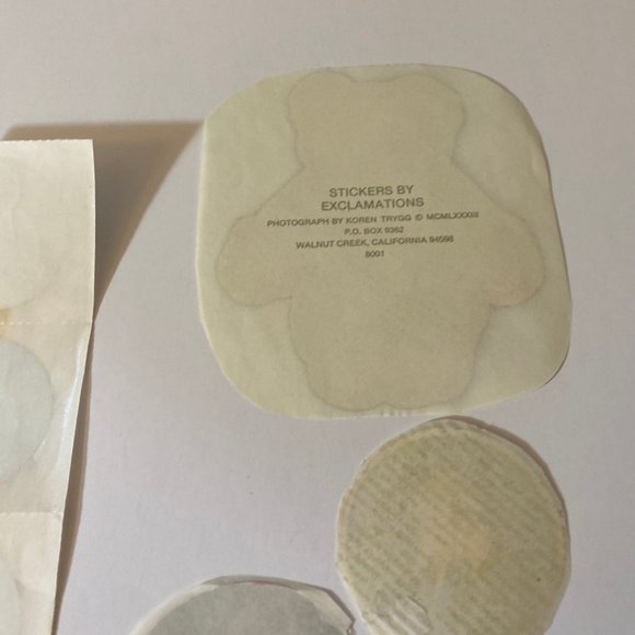 Vintage Bears & Unicorns Stickers Set Lucy Rigg Illuminations & More - Picture 12 of 12